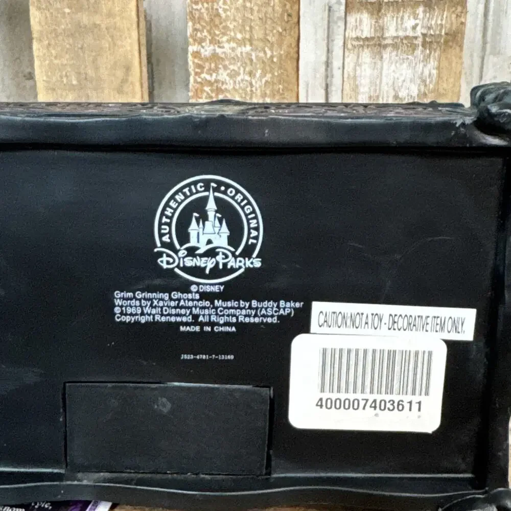 Disney Parks The Haunted Mansion Madame Leota Musical Treasure Jewelry Box New